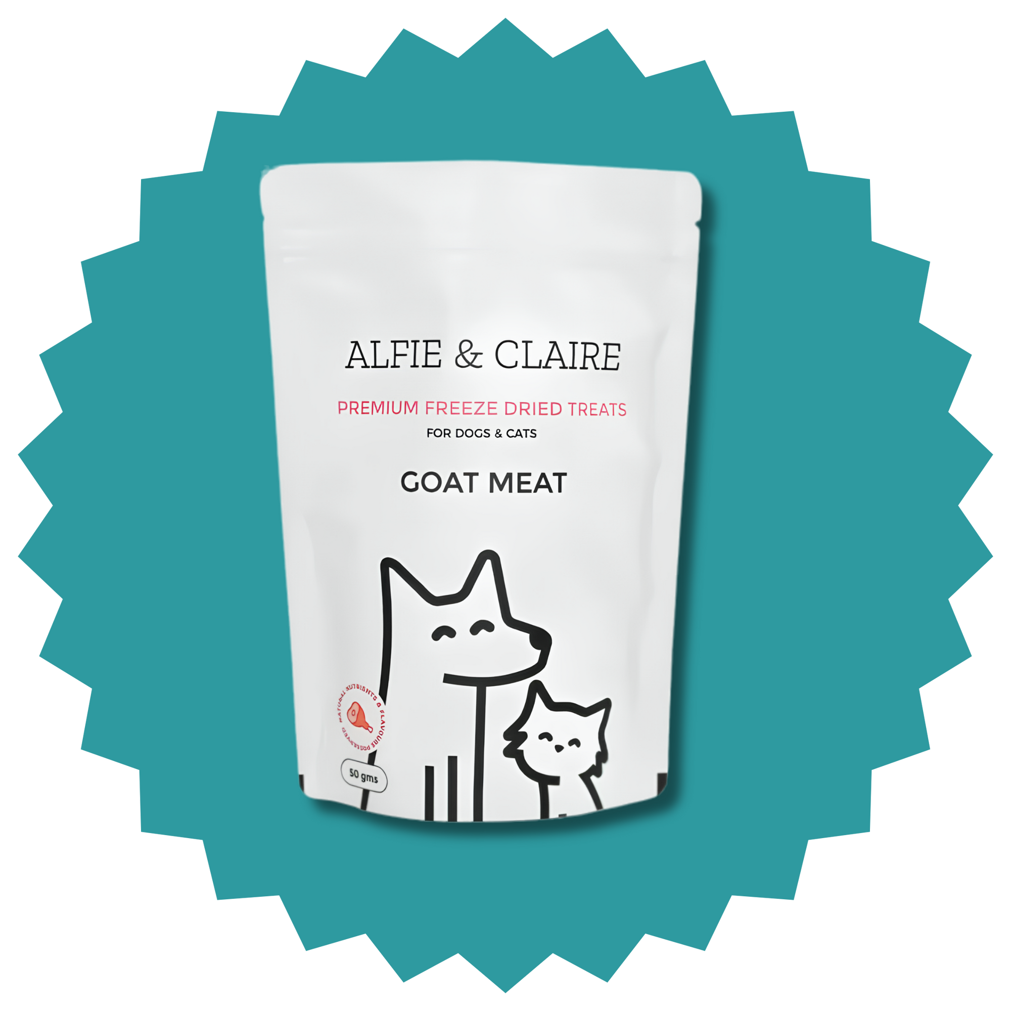 Goat Meat Treats for Dogs and Cats