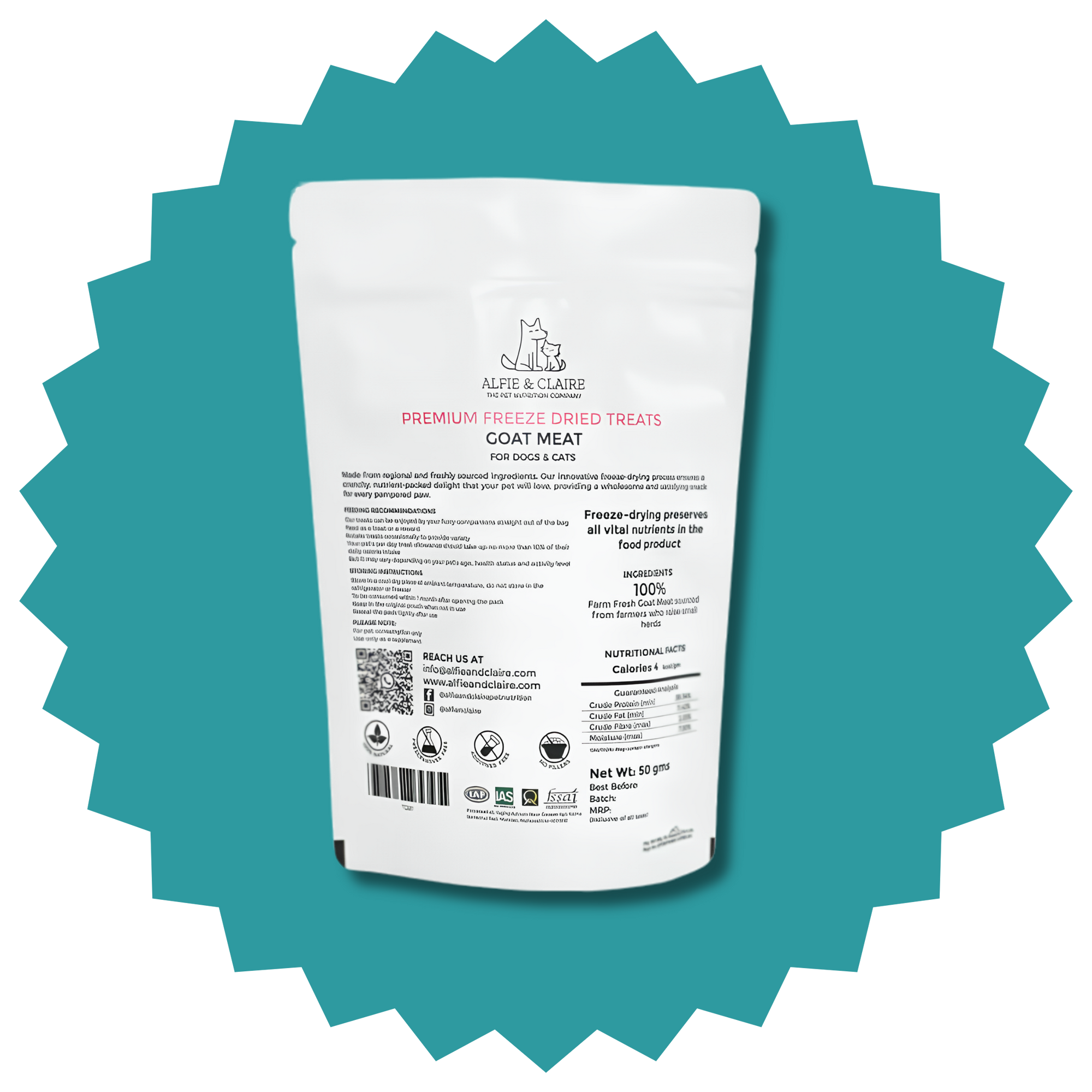 Goat Meat Treats for Dogs and Cats