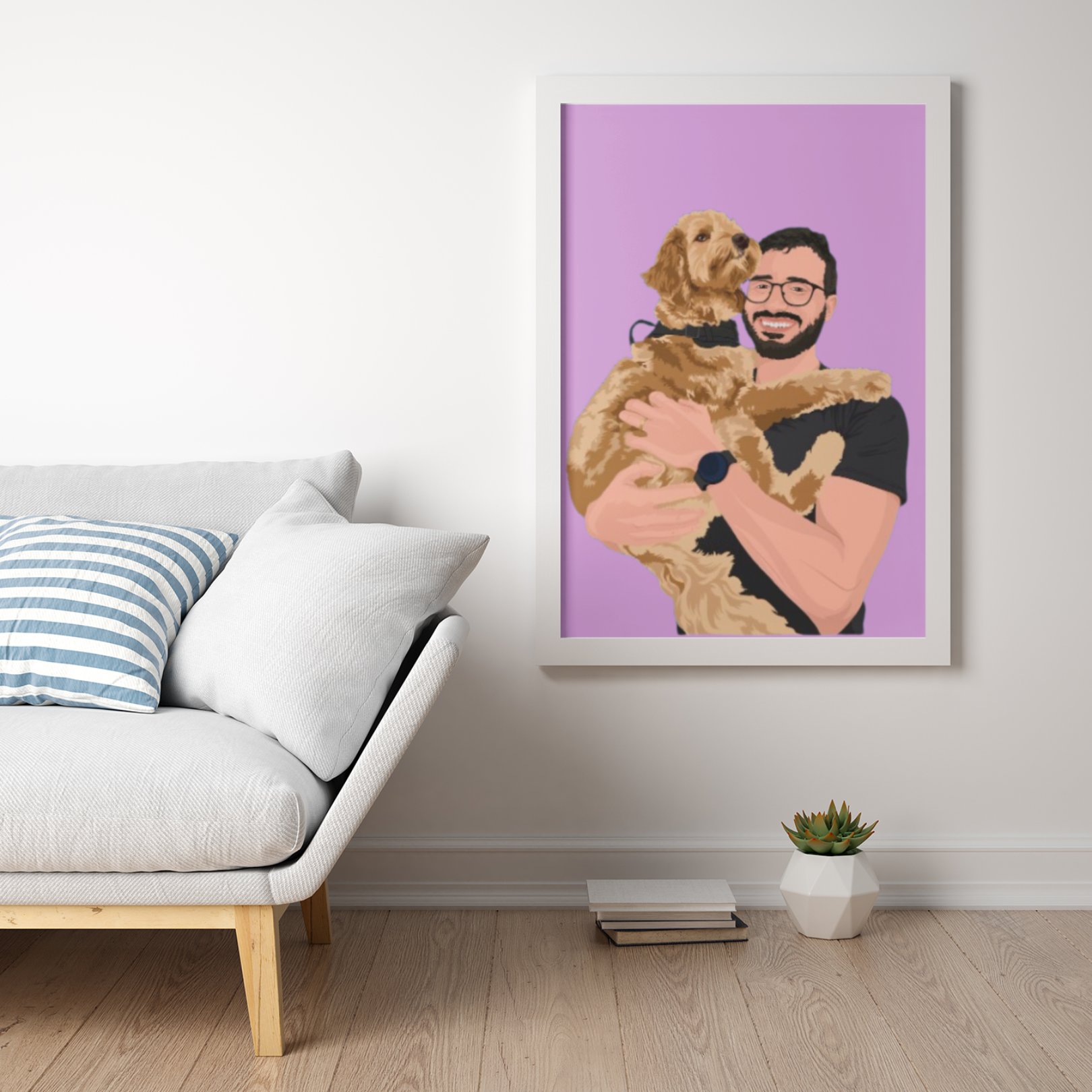 Handcrafted Family Portrait Art