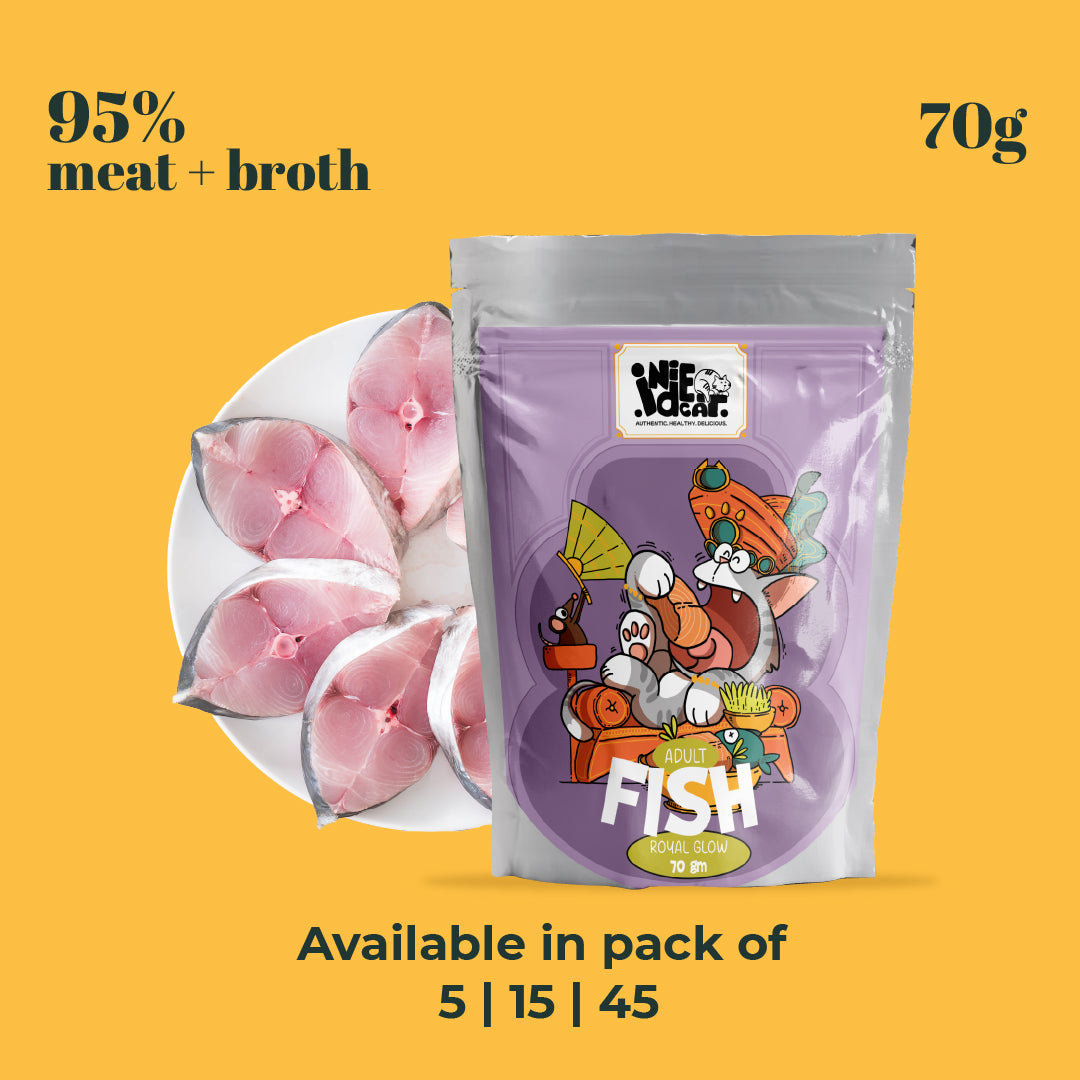Indiecat Adult Fish Royal Glow (70g packs)