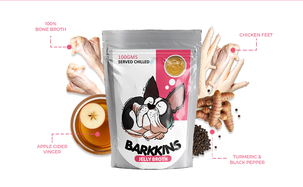 Barkkins Jelly Broth (100g - Pack of 3)