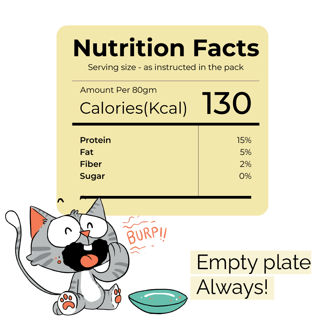 Pack of:  ⁠Indie Cat Liver & Chicken Home-Style Meal, Wet Food for Cats & Kittens, Gluten & Grain Free Cats Gravy Meal, No Artificial Flavours Kitten Food, Non-Vegetarian Cat Foods Pouch (80g each)