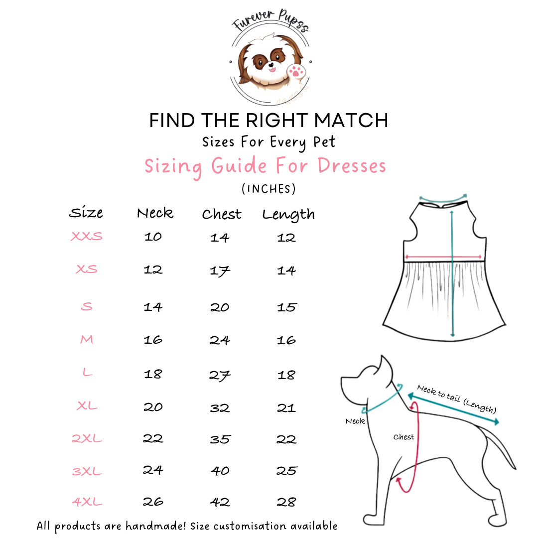 Pet Lehenga- by Fureverpupps