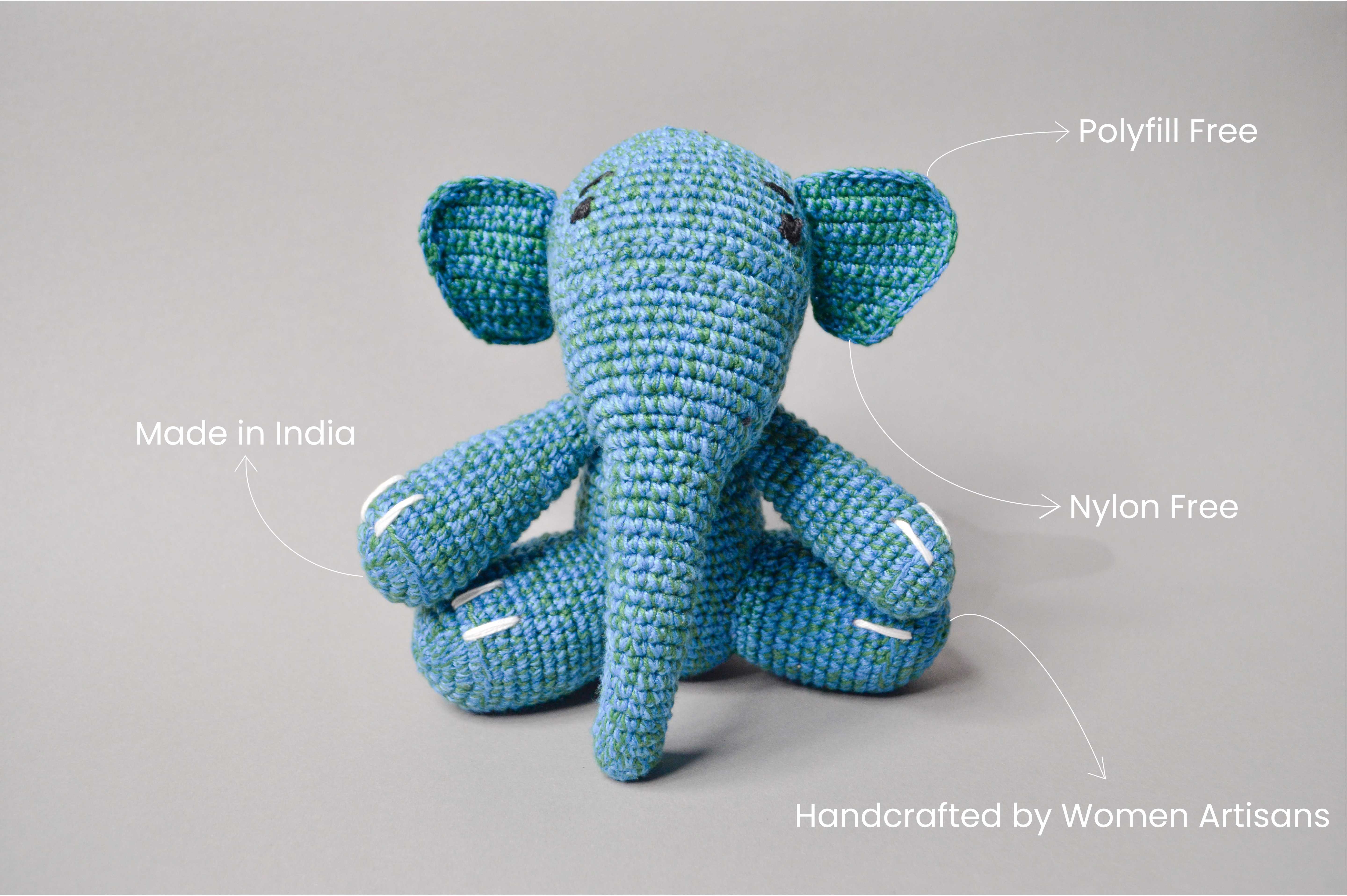 YODA X IndieGood Knitted Ellie Friend Toy