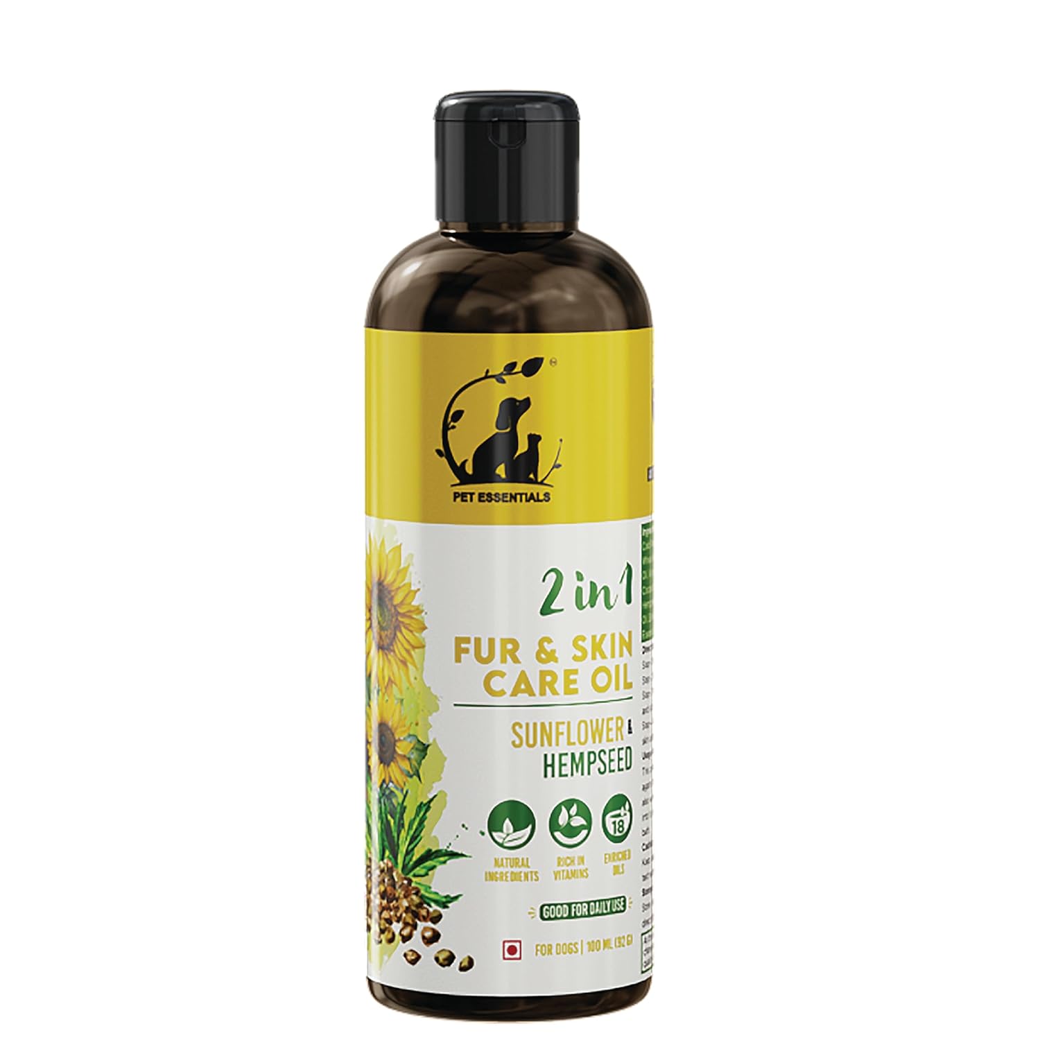 Sunflower & Hemp Seed Fur and Skin Care Oil