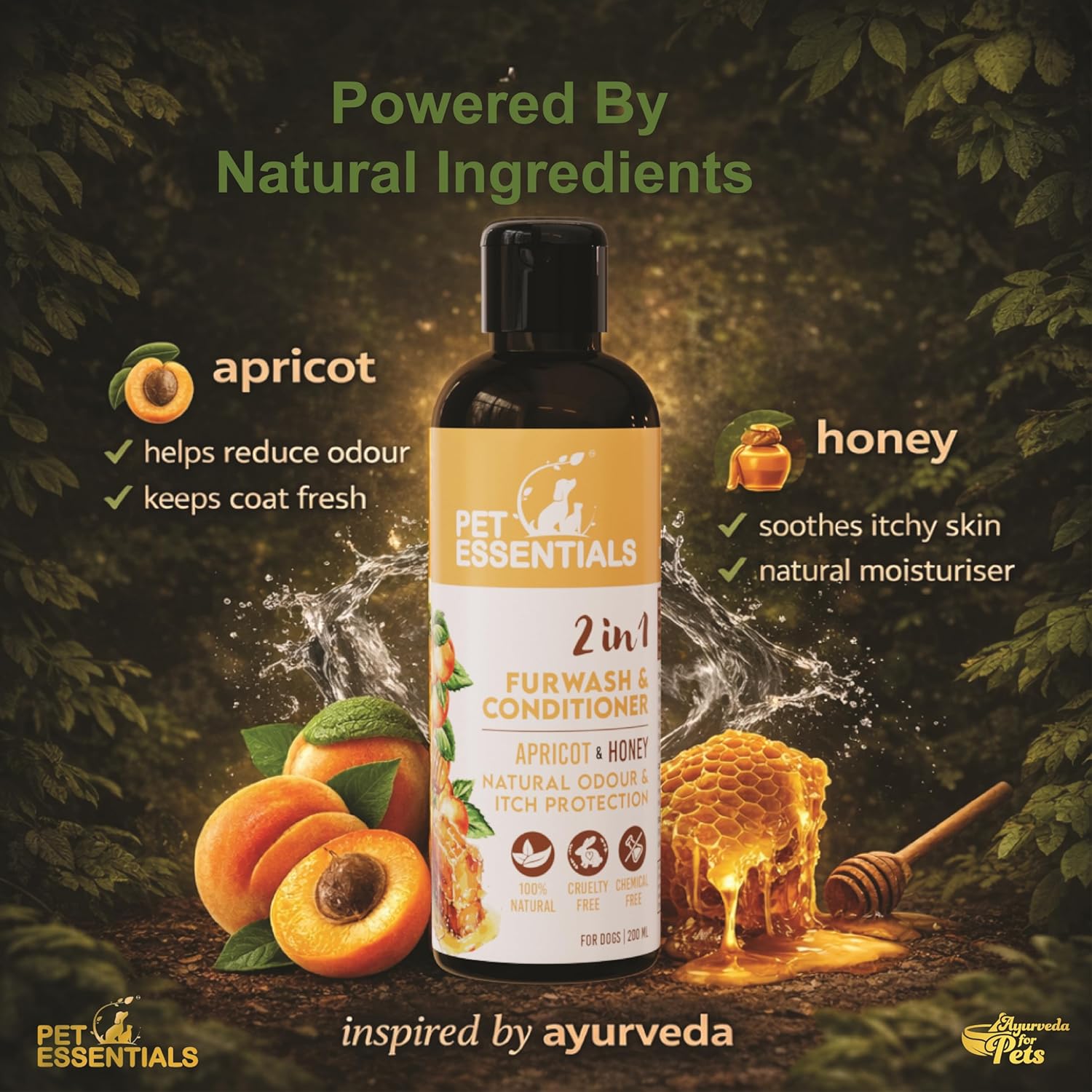 Apricot and Raw Honey Furwash & Conditioner