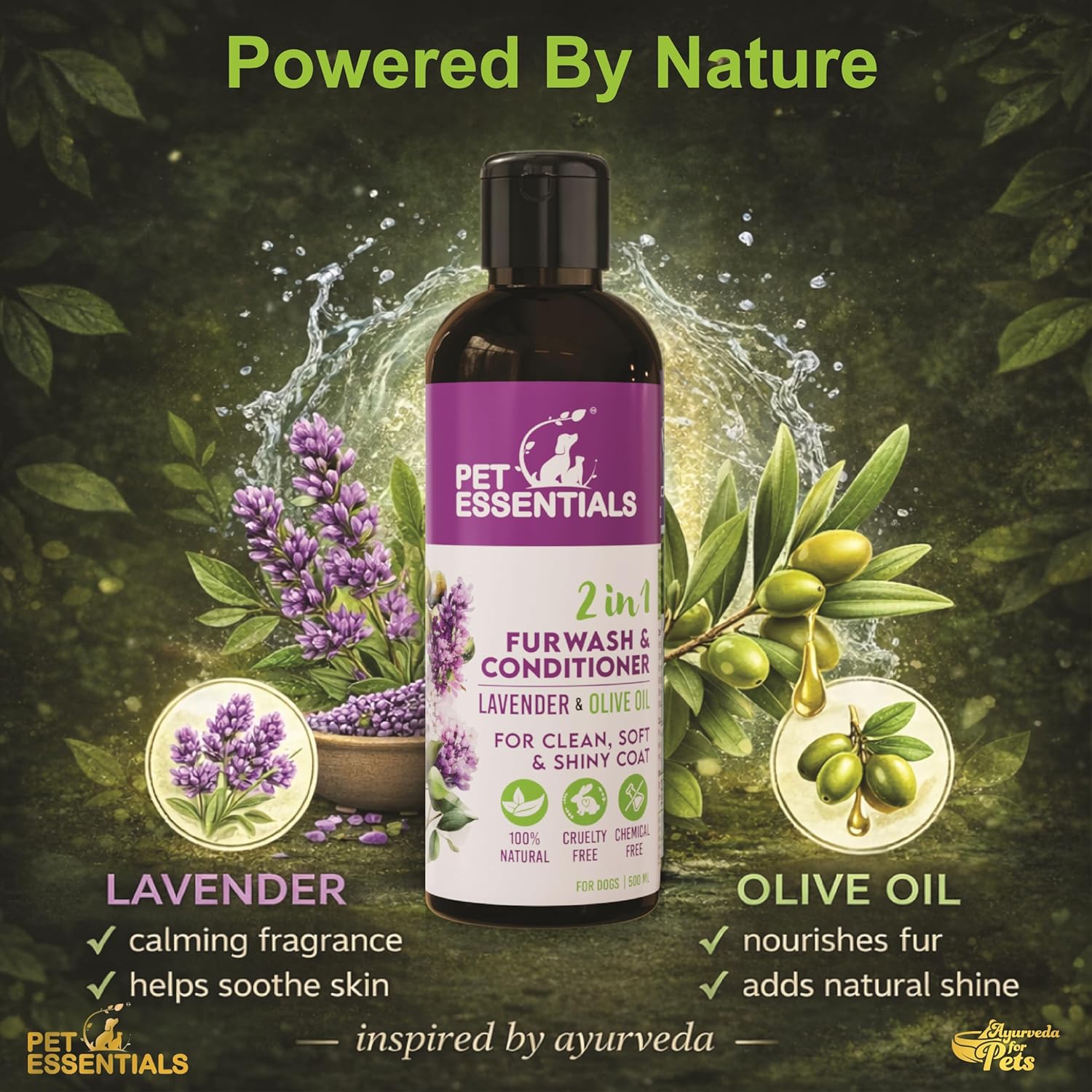 Lavender and Olive Oil Furwash & Conditioner