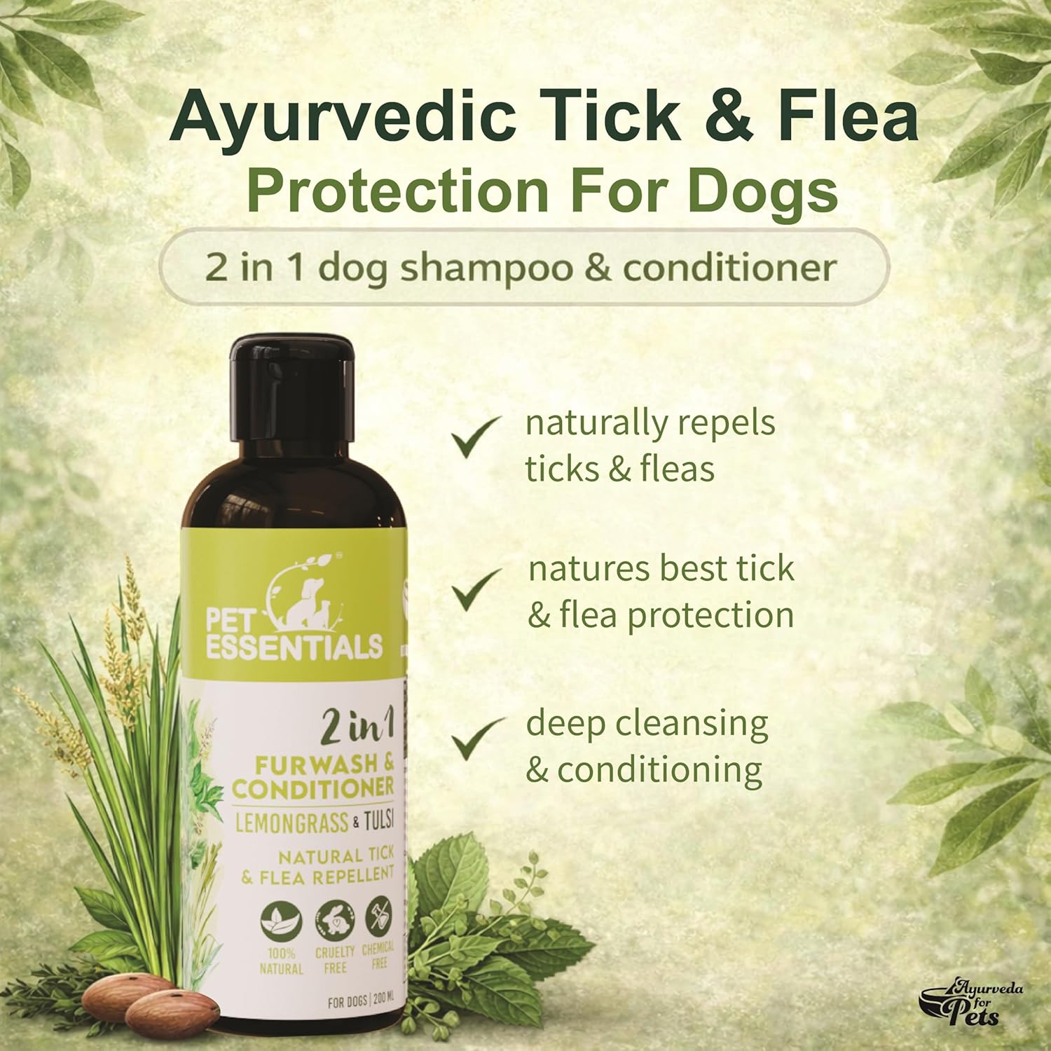 Lemongrass and Tulsi Furwash & Conditioner