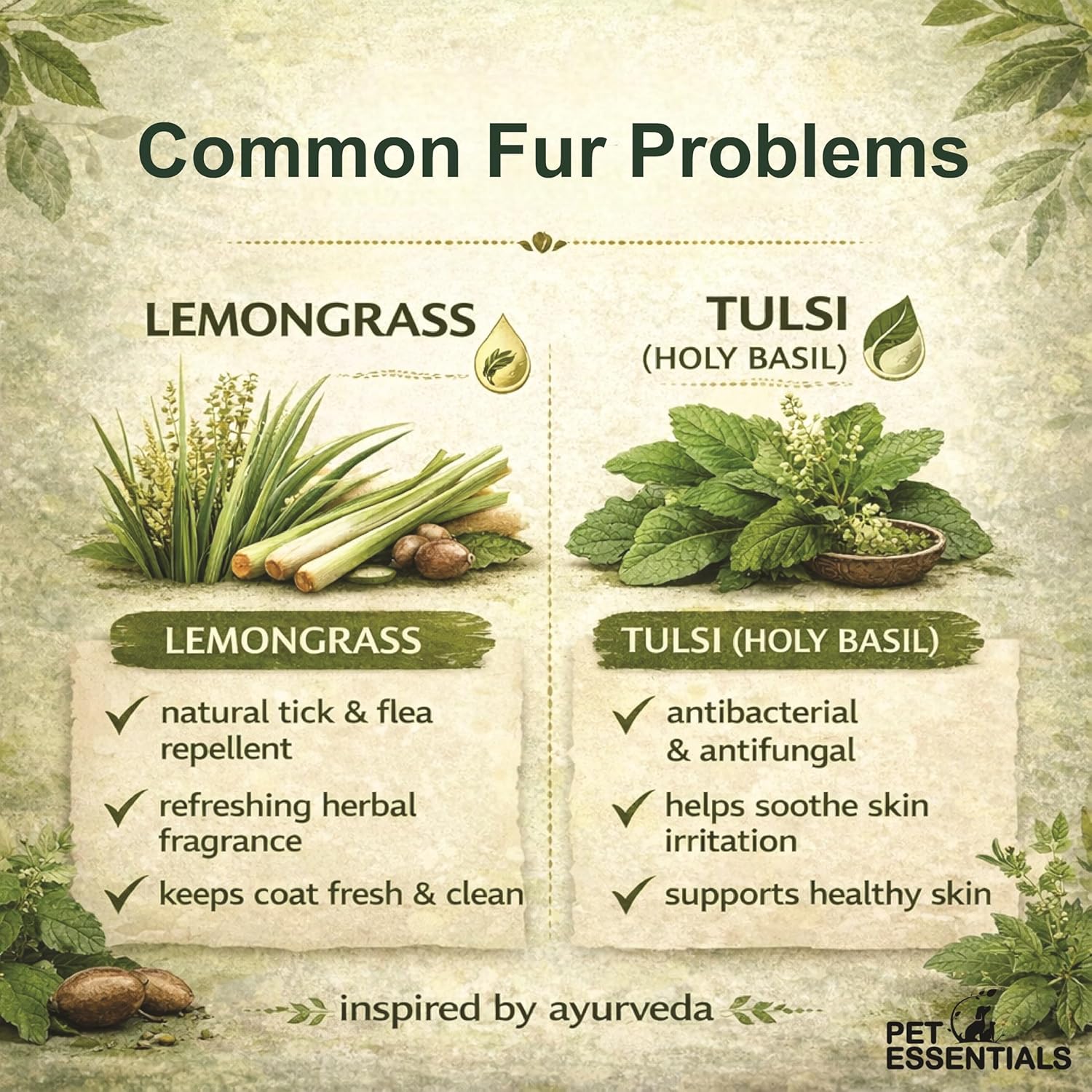 Lemongrass and Tulsi Furwash & Conditioner