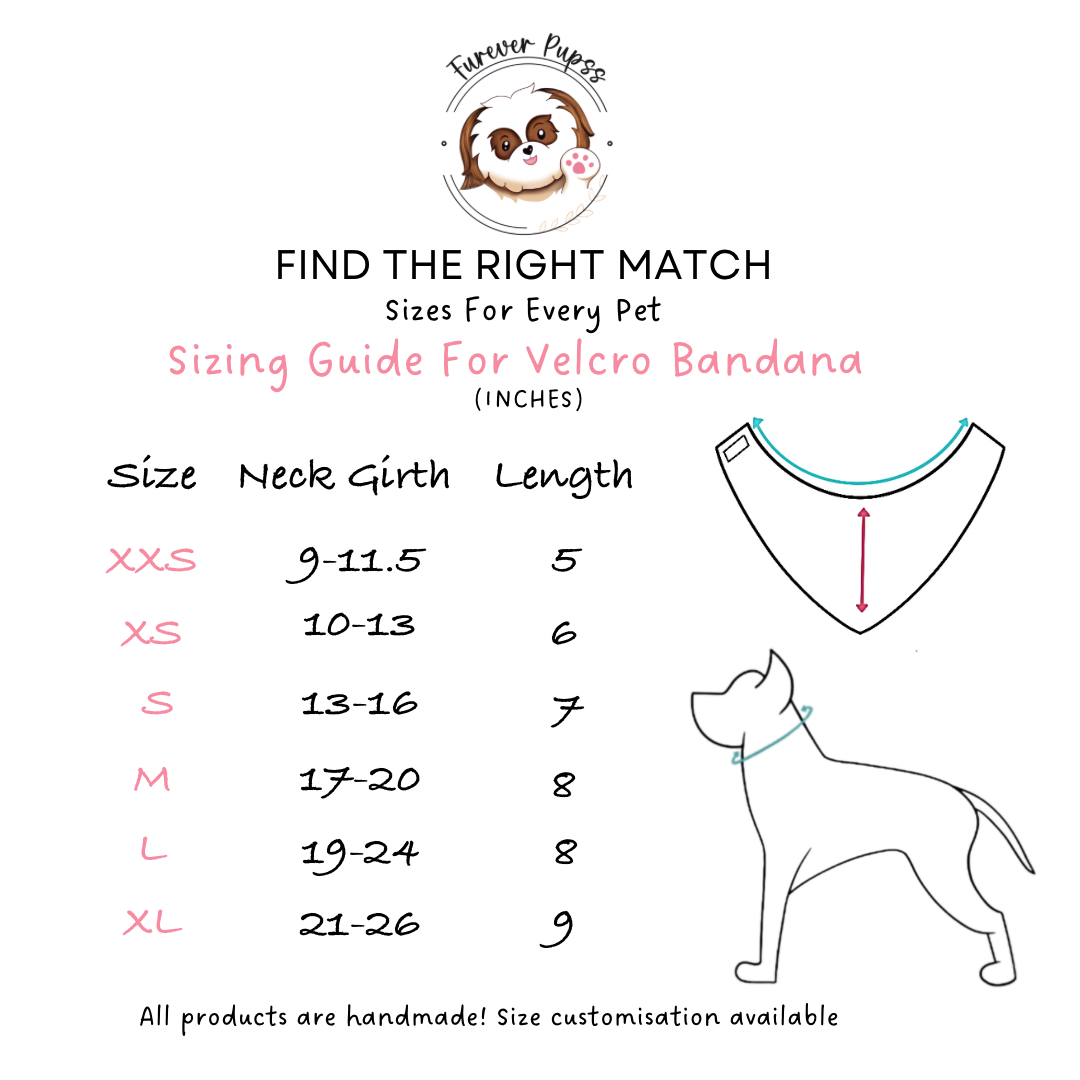 Festive bandana- by Fureverpupps