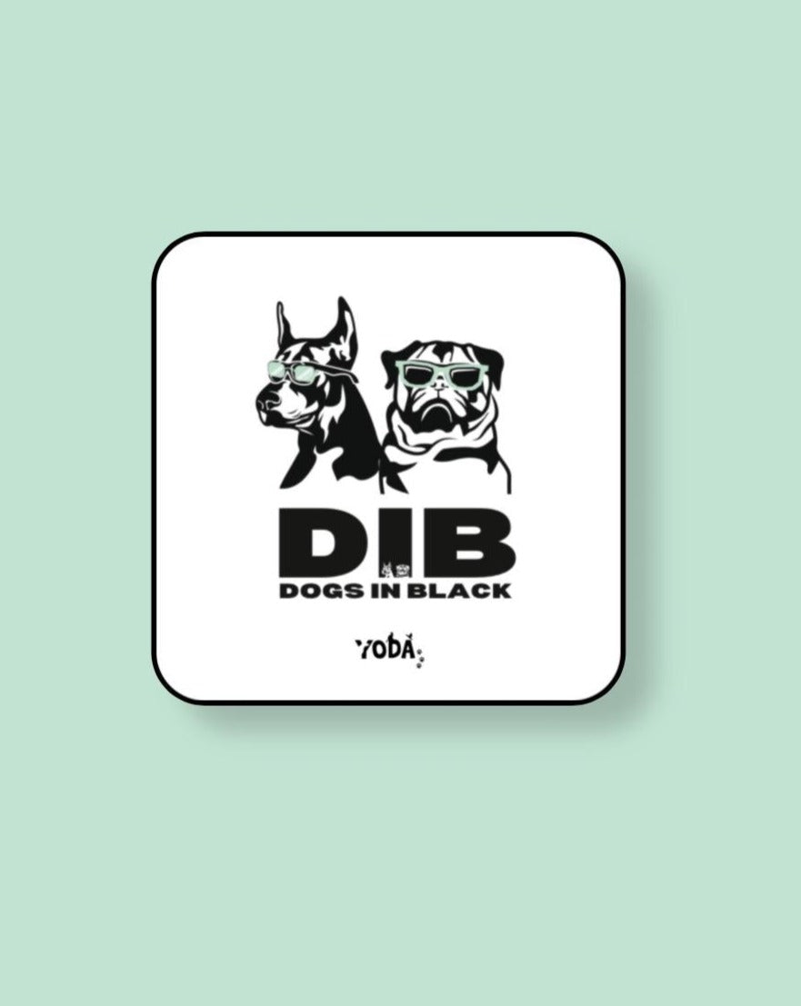 Dogs in Black magnet