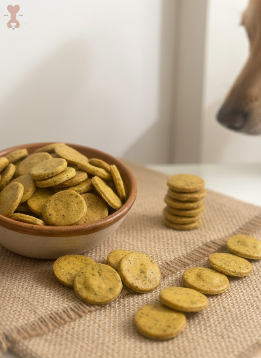 Goat Milk Dog Treats – Mint Meadow (50g)