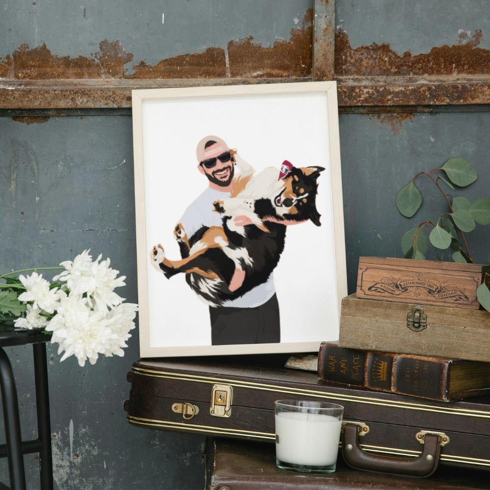 Hand Sketched Family Portrait