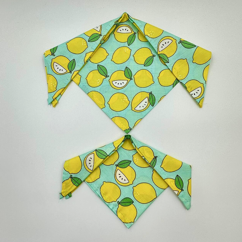 Lemon Love- Bandana by Pet Station