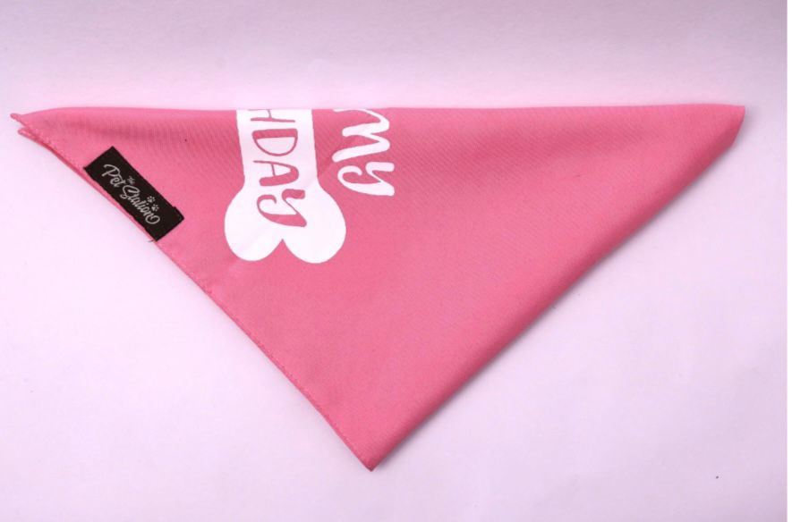 Solid Color Birthday Bandana - by Pet Station