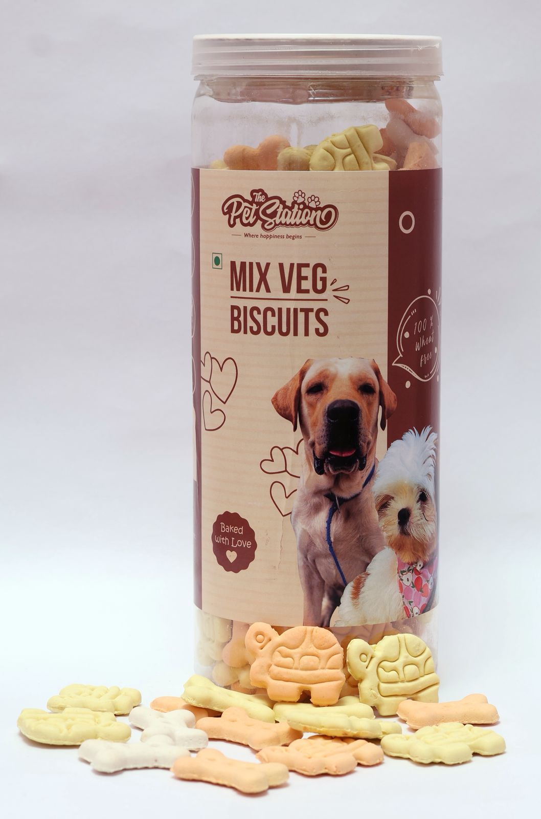 Mix Veg Biscuits- By Pet Station