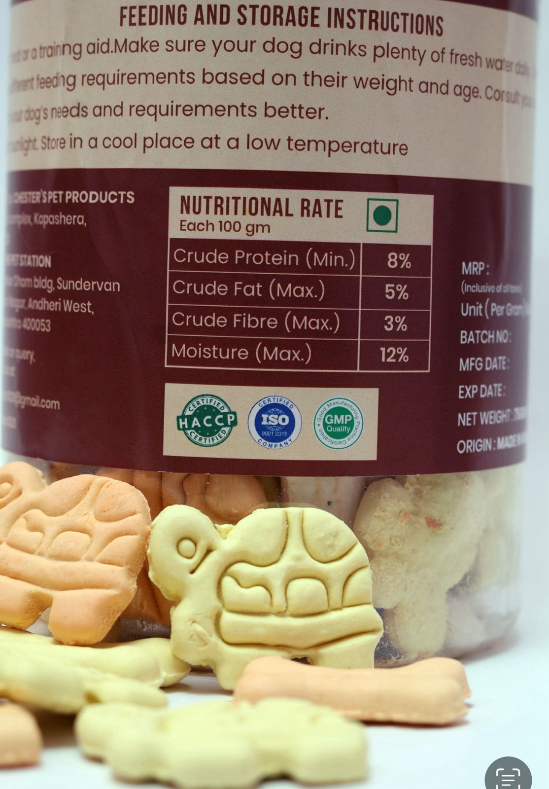 Mix Veg Biscuits- By Pet Station