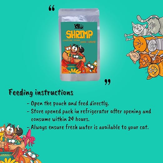 Pack of 5: Indie Cat Shrimp Squid & Sardine Home-Style Meal, Wet Food for Cats & Kittens, Gluten & Grain Free Cats Gravy Meal, No Artificial Flavours Kitten Food, Non-Vegetarian Cat Foods Pouch (80g each)