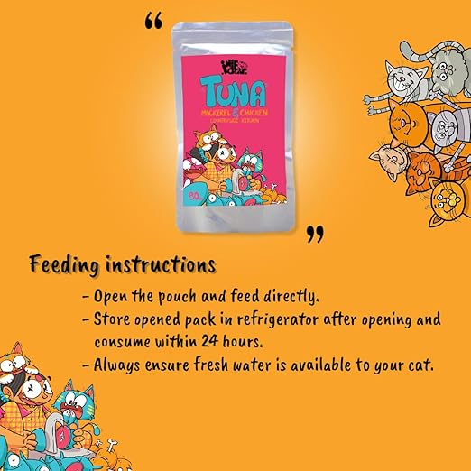 Pack of 5: ⁠Indie Cat Tuna Mackerel & Chicken Home-Style Meal, Wet Food for Cats & Kittens, Gluten & Grain Free Cats Gravy Meal, No Artificial Flavours Kitten Food, Non-Vegetarian Cat Foods Pouch (80g each)