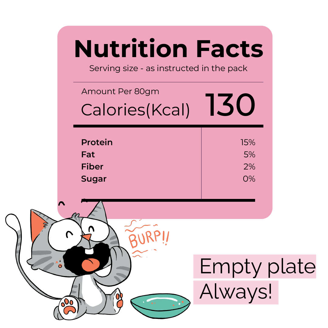 Pack of: ⁠Indie Cat Tuna Mackerel & Chicken Home-Style Meal, Wet Food for Cats & Kittens, Gluten & Grain Free Cats Gravy Meal, No Artificial Flavours Kitten Food, Non-Vegetarian Cat Foods Pouch (80g each)